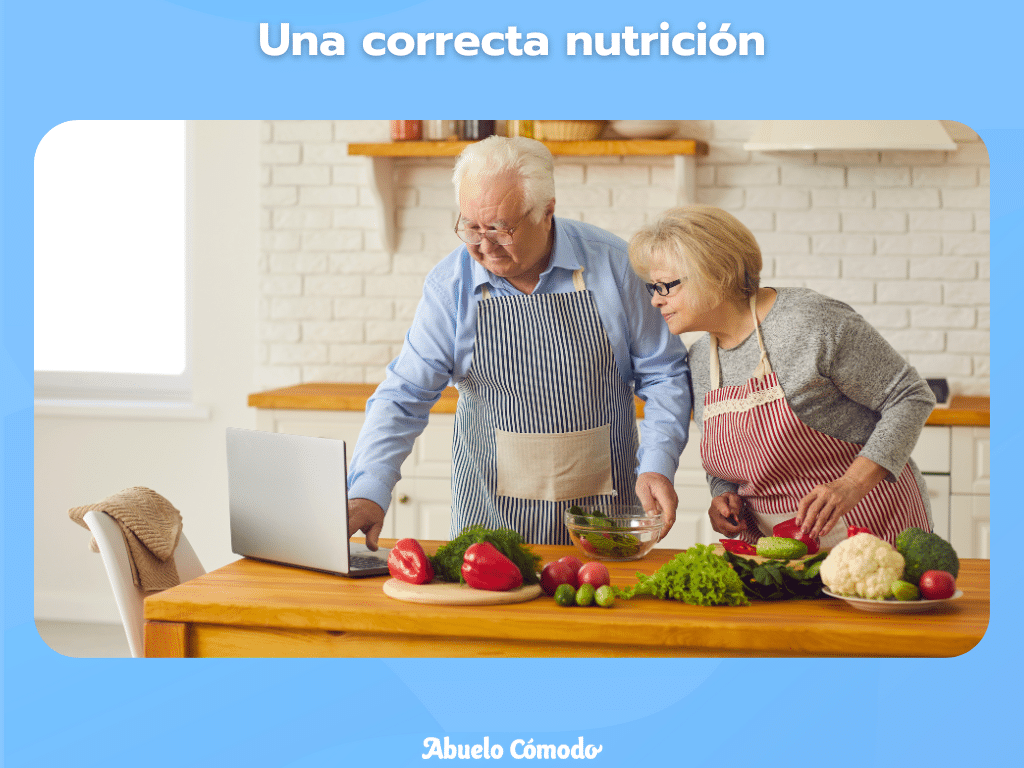 ¿Cómo es una correcta nutrición en el adulto mayor?