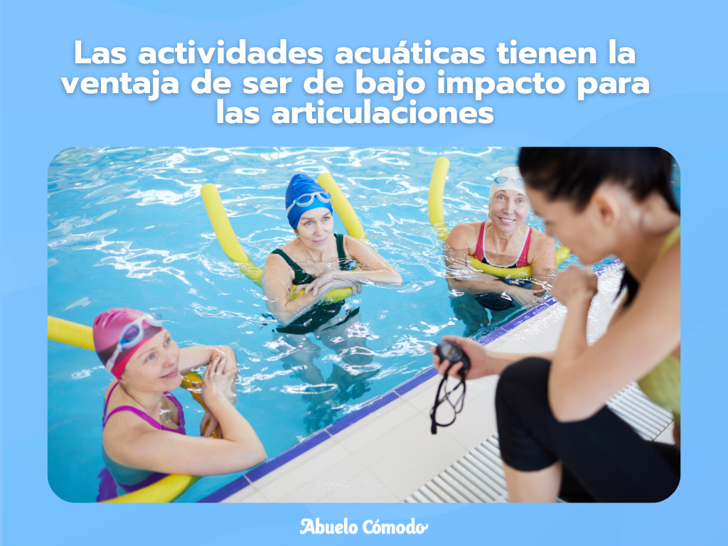 Actividades acuáticas para cuidadores