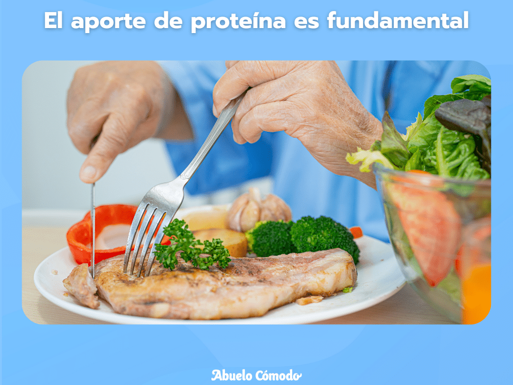 Consumo de proteína en la dieta del adulto mayor