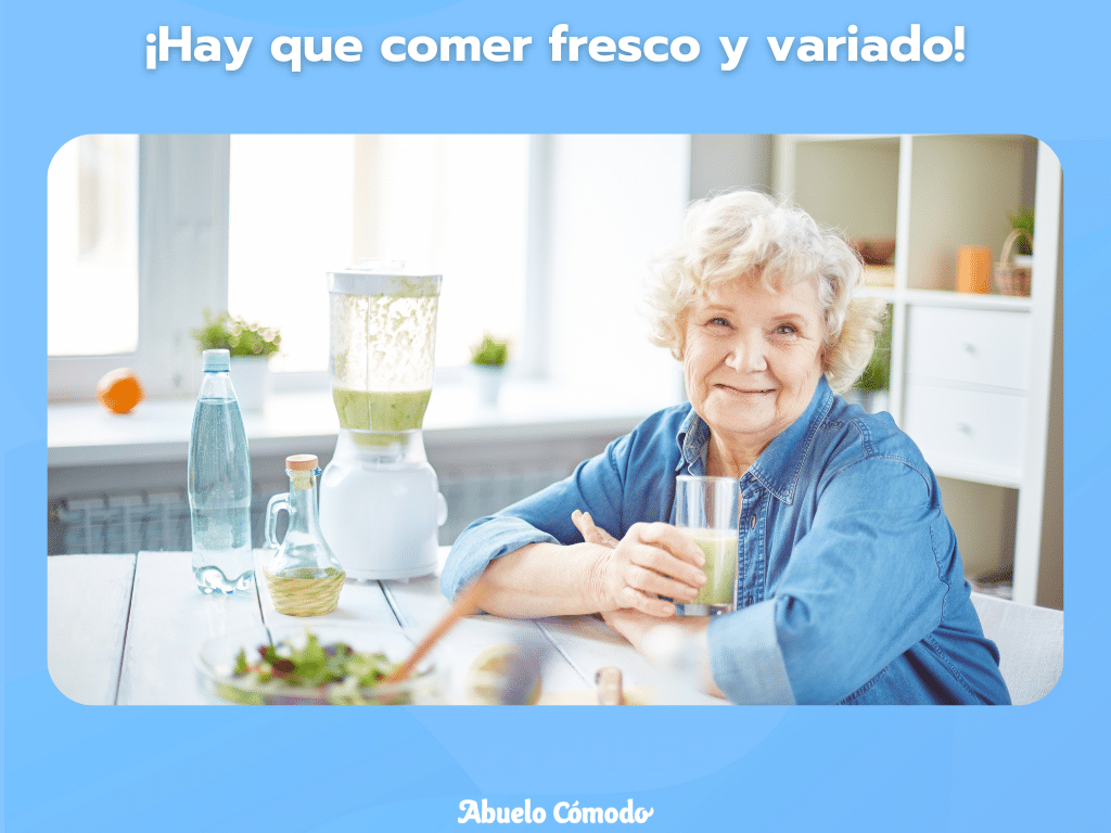 Buena nutrición en el adulto mayor