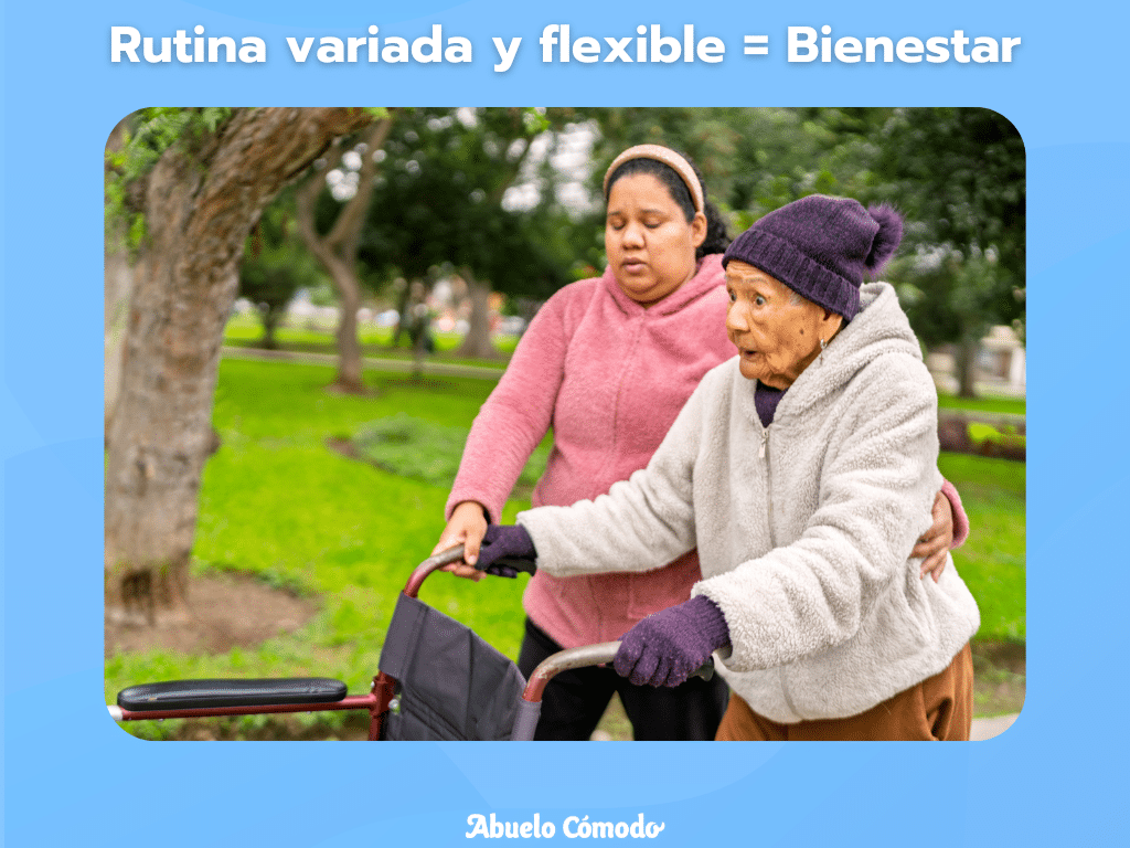 El valor de la rutina en personas con demencia