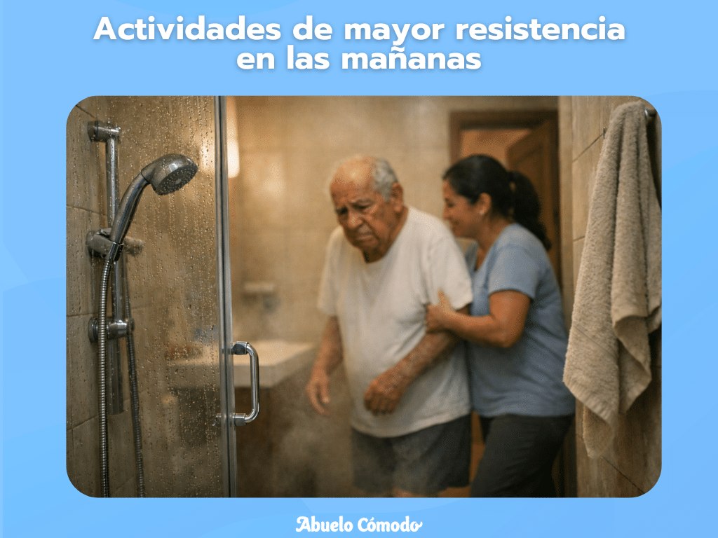 El mejor momento del día para las personas con demencia es en las mañanas.