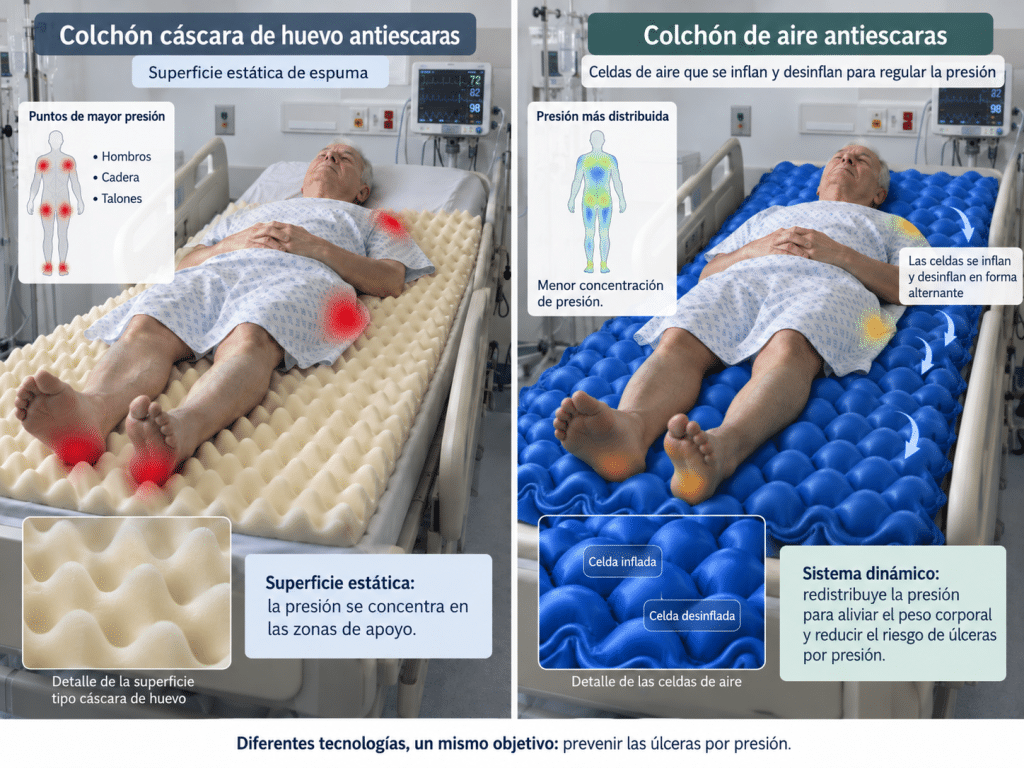 Colchones antiescaras