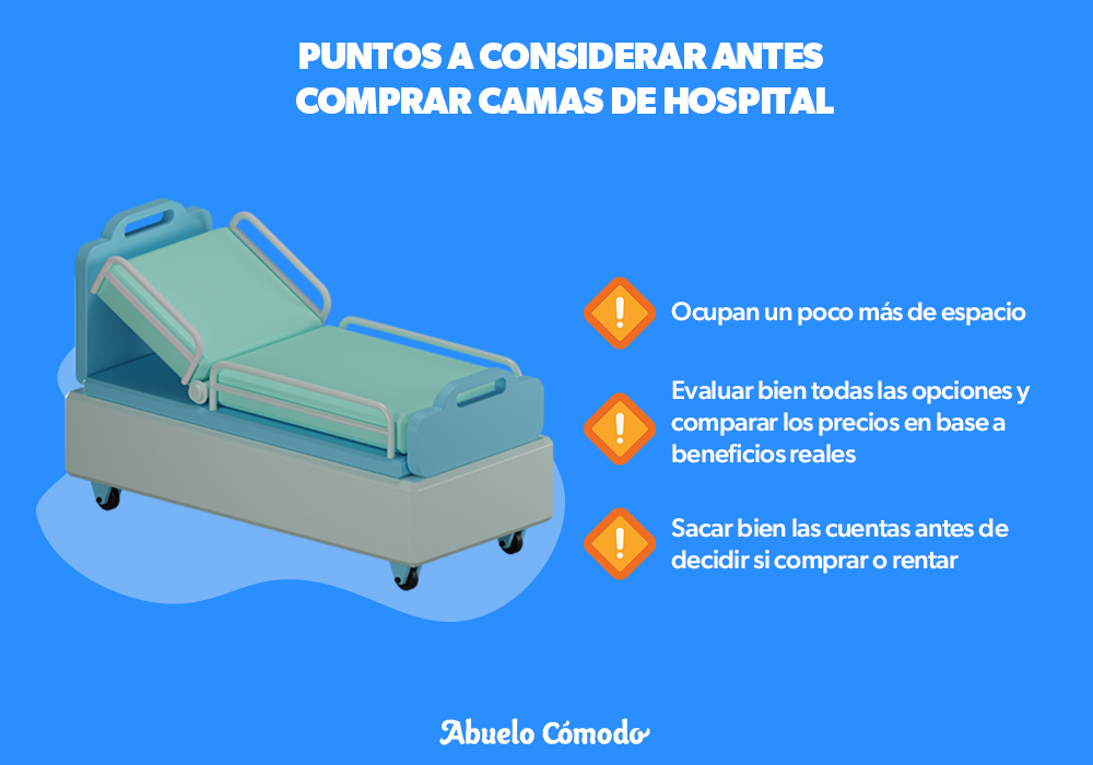 puntos a considerar antes de comprar una cama de hospital