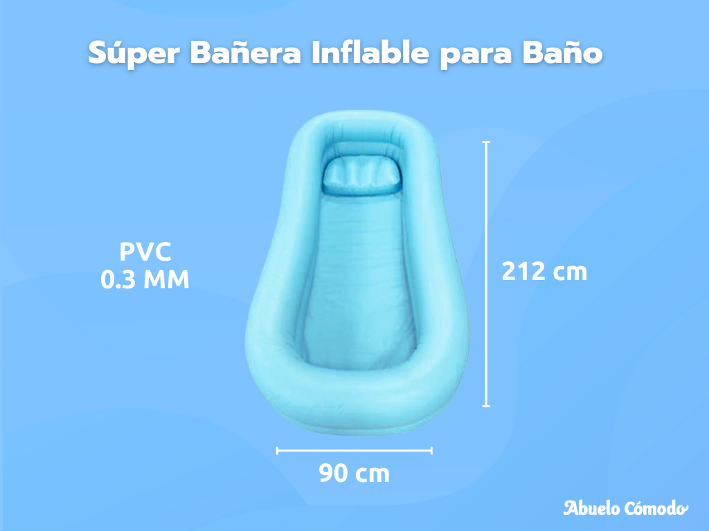 Súper bañera de Abuelo Cómodo - Bañera inflable