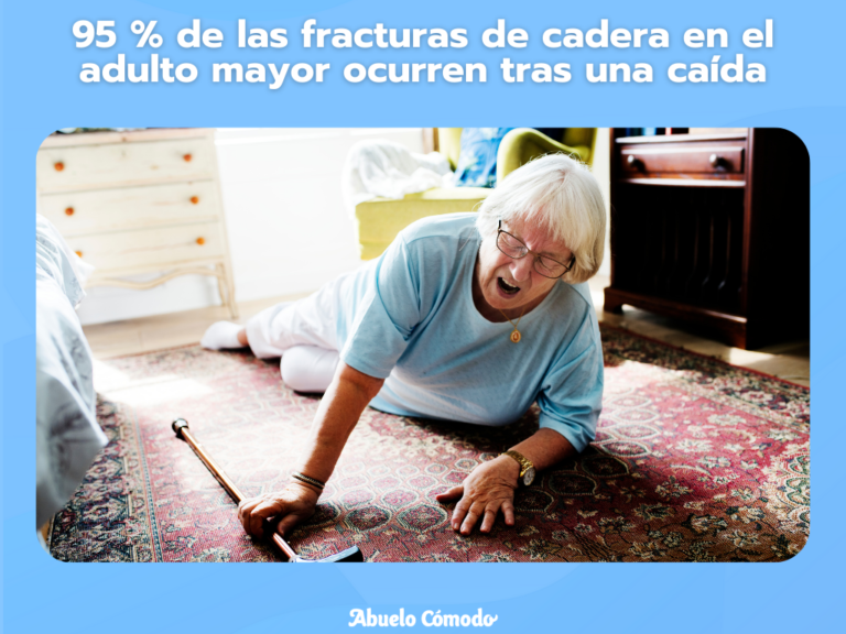 Caídas en el adulto mayor ¡Agárrate! - Abuelo Cómodo